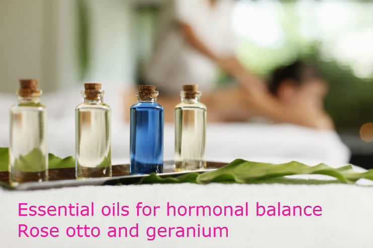 Essential oils for hormonal balance
