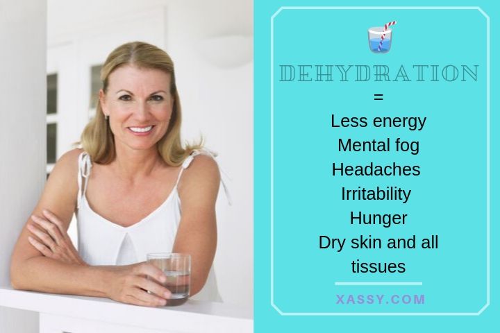 Water to improve menopause and perimenopause symptoms 