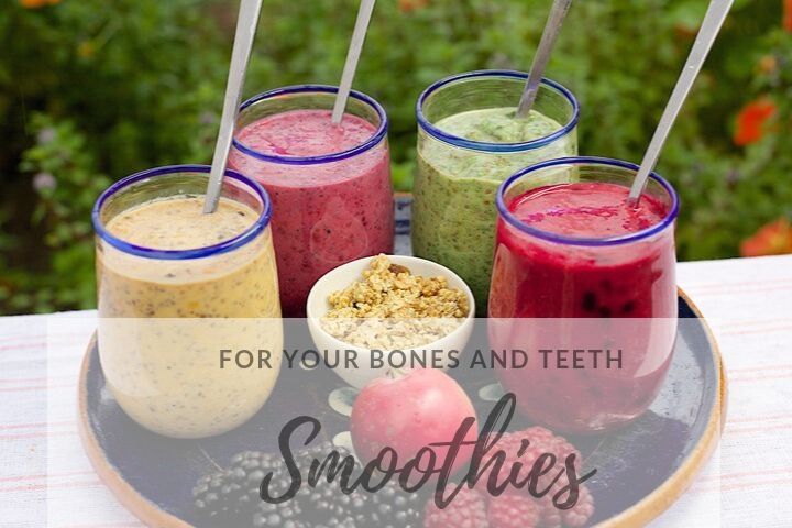 Smoothies for teeth and bone health in menopause and perimenopause 